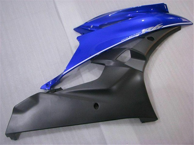 Azul Preto Abs Plástico R6 2006-2007 Azul Preto Abs Plástico R6 2006-2007
