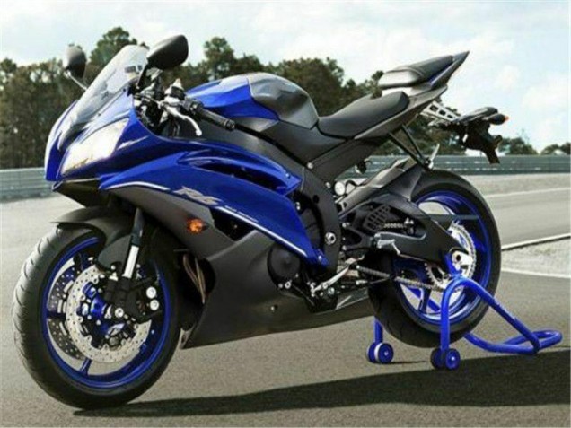 Azul Preto Abs Plástico R6 2006-2007 Azul Preto Abs Plástico R6 2006-2007
