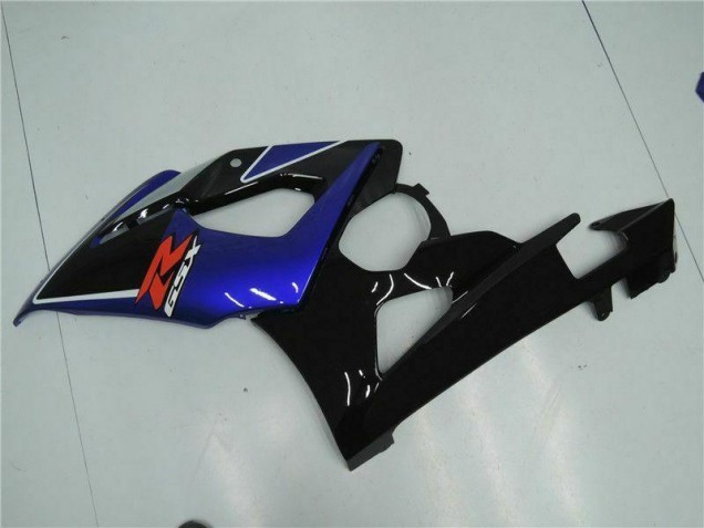 Azul Preto Abs Plásticos GSXR 1000 K5 2005-2006 Azul Preto Abs Plásticos GSXR 1000 K5 2005-2006