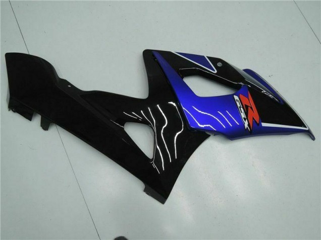 Azul Preto Abs Plásticos GSXR 1000 K5 2005-2006 Azul Preto Abs Plásticos GSXR 1000 K5 2005-2006
