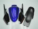 Azul Preto Abs Plásticos GSXR 1000 K5 2005-2006 Azul Preto Abs Plásticos GSXR 1000 K5 2005-2006