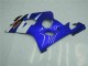 Azul Preto Abs Plásticos GSXR 600 / 750 K4 2004-2005 Azul Preto Abs Plásticos GSXR 600 / 750 K4 2004-2005