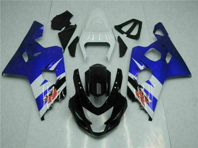 Azul Preto Abs Plásticos GSXR 600 / 750 K4 2004-2005 Azul Preto Abs Plásticos GSXR 600 / 750 K4 2004-2005