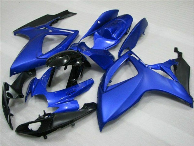 Azul Preto Abs Plásticos GSXR 600 / 750 K6 2006-2007 Azul Preto Abs Plásticos GSXR 600 / 750 K6 2006-2007