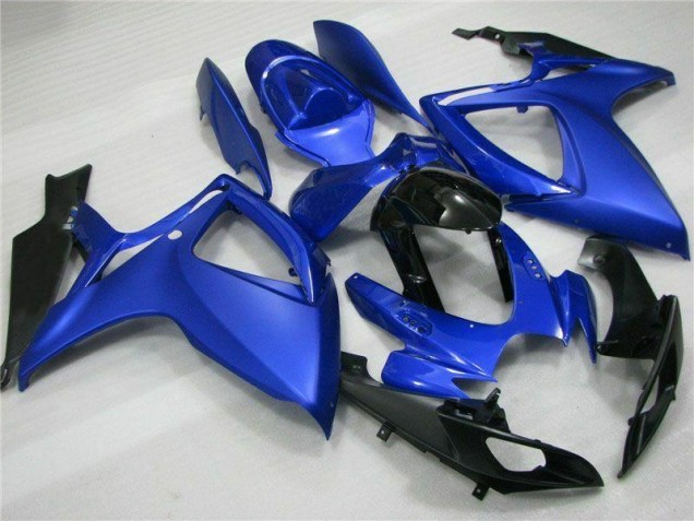 Azul Preto Abs Plásticos GSXR 600 / 750 K6 2006-2007 Azul Preto Abs Plásticos GSXR 600 / 750 K6 2006-2007