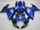 Azul Preto Abs Plásticos GSXR 600 / 750 K6 2006-2007 Azul Preto Abs Plásticos GSXR 600 / 750 K6 2006-2007