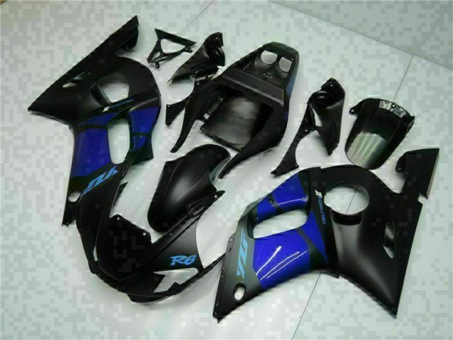Azul Preto Abs Plásticos R6 1998-2002 Azul Preto Abs Plásticos R6 1998-2002