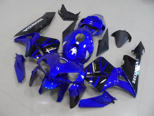Azul Preto Carenagem CBR 600RR 2005-2006 Azul Preto Carenagem CBR 600RR 2005-2006