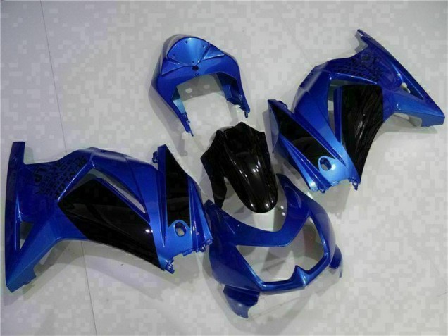 Azul Preto Carenagem EX250 2008-2012 Azul Preto Carenagem EX250 2008-2012