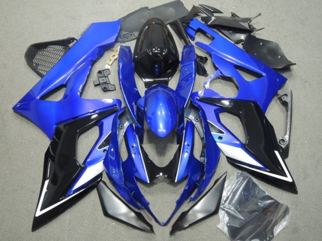Azul Preto Carenagem GSXR 1000 K5 2005-2006 Azul Preto Carenagem GSXR 1000 K5 2005-2006