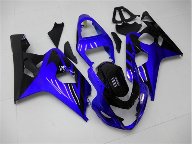Azul Preto Carenagem & Plástico GSXR 600 / 750 K4 2004-2005 Azul Preto Carenagem & Plástico GSXR 600 / 750 K4 2004-2005