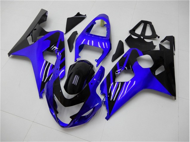 Azul Preto Carenagem & Plástico GSXR 600 / 750 K4 2004-2005 Azul Preto Carenagem & Plástico GSXR 600 / 750 K4 2004-2005