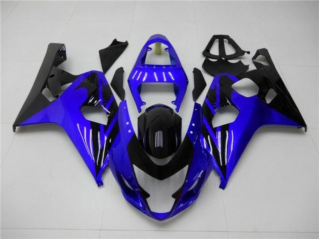 Azul Preto Carenagem & Plástico GSXR 600 / 750 K4 2004-2005 Azul Preto Carenagem & Plástico GSXR 600 / 750 K4 2004-2005
