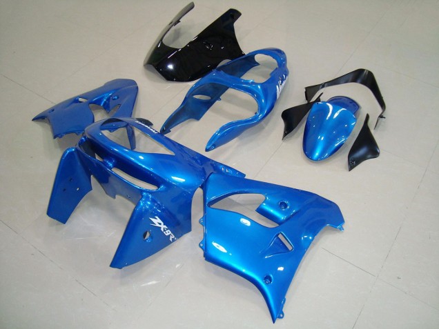 Azul Preto Carenagem ZX9R 1998-1999 Azul Preto Carenagem ZX9R 1998-1999