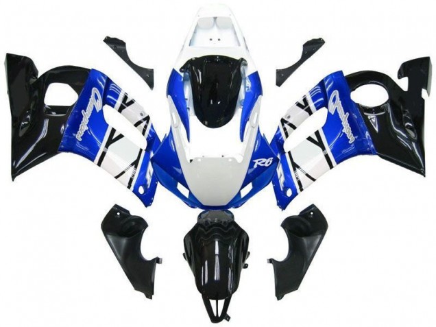 Azul Preto Champions Carenagem R6 1998-2002 Azul Preto Champions Carenagem R6 1998-2002