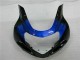 Azul Preto Kit Carenagem GSXR 600 / 750 K1 K2 K3 2001-2003