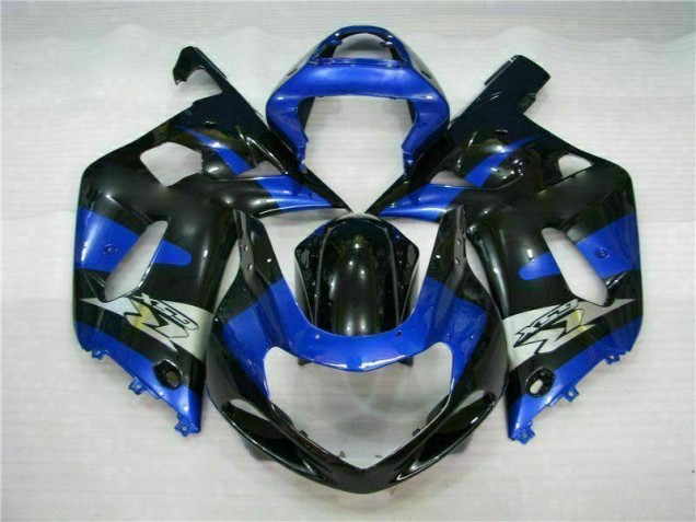 Azul Preto Kit Carenagem GSXR 600 / 750 K1 K2 K3 2001-2003