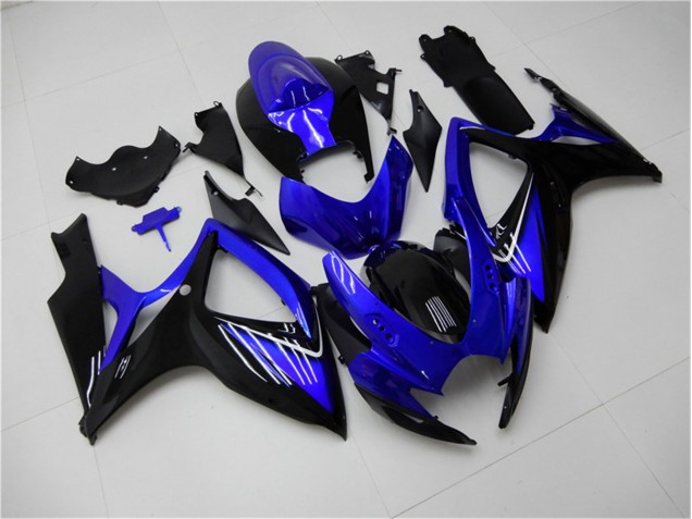 Azul Preto Kits Completo Carenagem GSXR 600 / 750 K6 2006-2007 Azul Preto Kits Completo Carenagem GSXR 600 / 750 K6 2006-2007