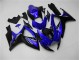 Azul Preto Kits Completo Carenagem GSXR 600 / 750 K6 2006-2007 Azul Preto Kits Completo Carenagem GSXR 600 / 750 K6 2006-2007