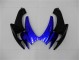 Azul Preto Kits Completo Carenagem GSXR 600 / 750 K6 2006-2007 Azul Preto Kits Completo Carenagem GSXR 600 / 750 K6 2006-2007