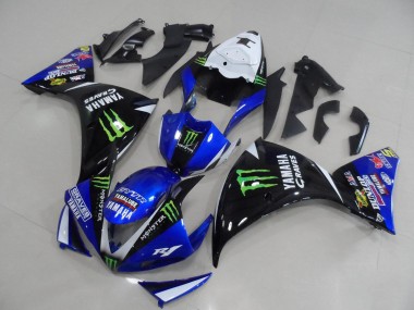 Azul Preto Monster Carenagem & Plástico R1 2012-2014