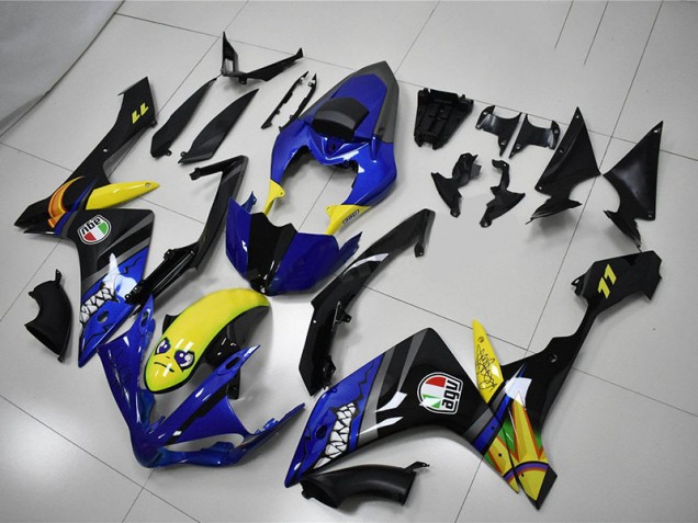 Azul Tubarão Carenagem R1 2009-2011 Azul Tubarão Carenagem R1 2009-2011