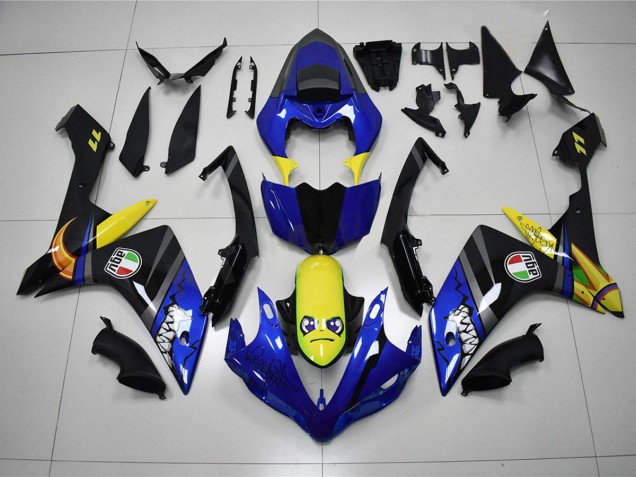 Azul Tubarão Carenagem R1 2009-2011 Azul Tubarão Carenagem R1 2009-2011