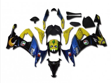 Azul Tubarão Carenagem ZX10R 2011-2015