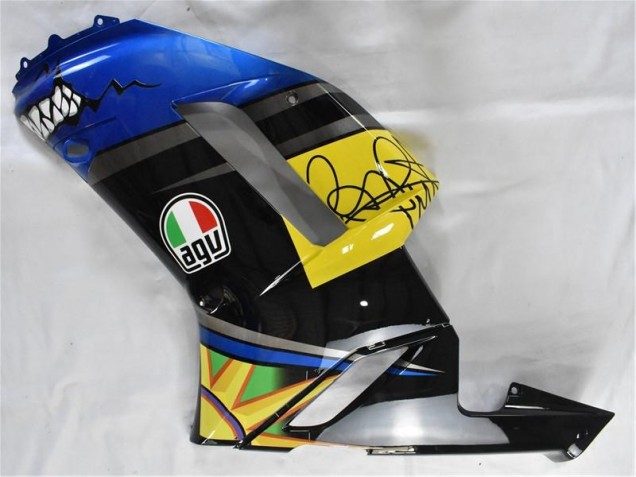 Azul Tubarão Carenagem ZX6R 2007-2008 Azul Tubarão Carenagem ZX6R 2007-2008