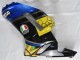 Azul Tubarão Carenagem ZX6R 2007-2008 Azul Tubarão Carenagem ZX6R 2007-2008