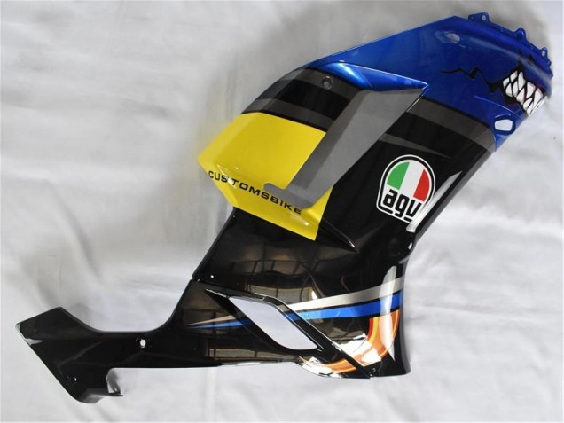 Azul Tubarão Carenagem ZX6R 2007-2008 Azul Tubarão Carenagem ZX6R 2007-2008