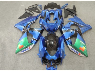 Azul Verde JOMO Carenagem GSXR 1000 K9 2009-2016