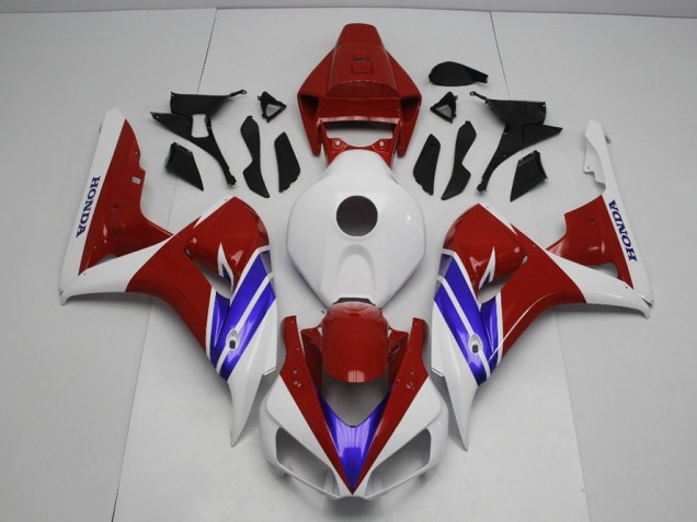 Azul Vermelho & Branco Carenagem CBR 1000RR 2006-2007