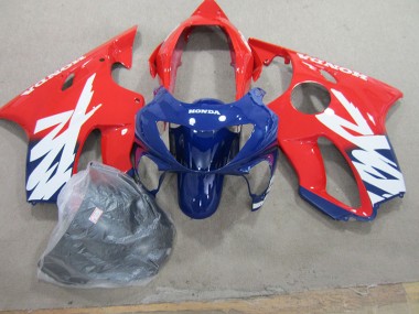 Azul Vermelho Carenagem CBR 600 F4 1999-2000