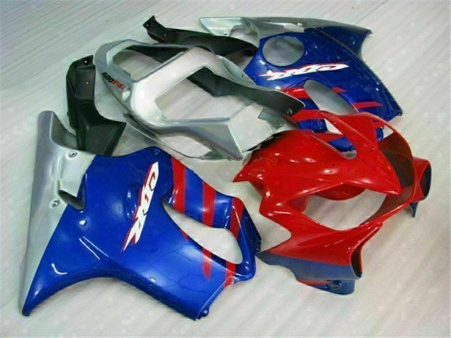 Azul Vermelho Carenagem CBR 600 F4i 2001-2003 Azul Vermelho Carenagem CBR 600 F4i 2001-2003