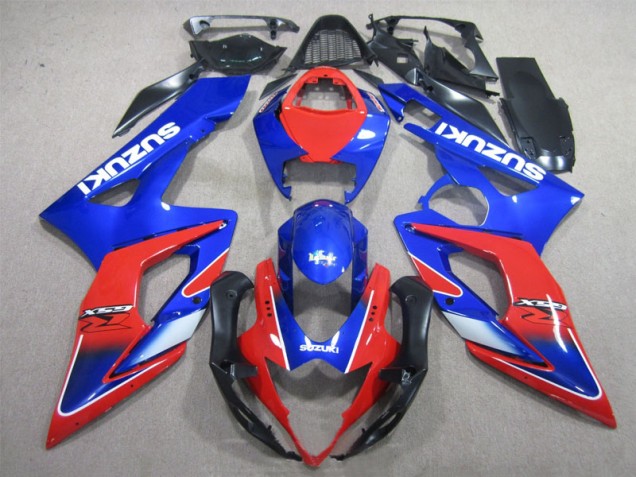 Azul Vermelho Carenagem GSXR 1000 K5 2005-2006