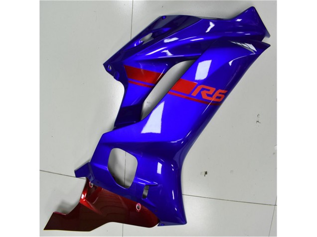 Azul Vermelho Carenagem R6 2017-2023 Azul Vermelho Carenagem R6 2017-2023