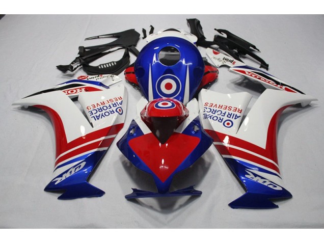 Azul Vermelho Royal Air Force Reserves Carenagem CBR 1000RR 2012-2016 Azul Vermelho Royal Air Force Reserves Carenagem CBR 1000RR 2012-2016