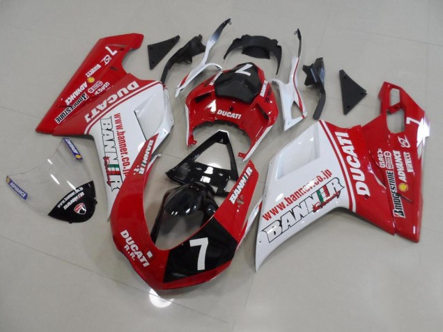 Bandeira 7 Carenagem Ducati 848 1098 1198 2007-2014 Bandeira 7 Carenagem Ducati 848 1098 1198 2007-2014