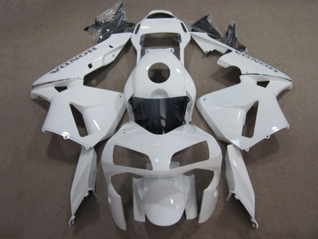 Branco Abs Kit Carenagem & Plásticos CBR 600RR 2003-2004 Branco Abs Kit Carenagem & Plásticos CBR 600RR 2003-2004