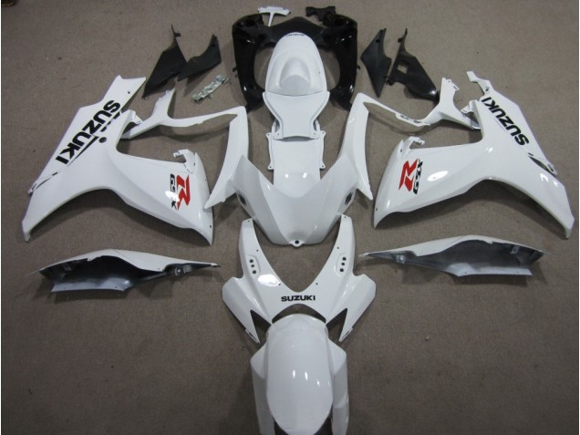 Branco Abs Kit Carenagem & Plásticos GSXR 600 K6 2006-2007 Branco Abs Kit Carenagem & Plásticos GSXR 600 K6 2006-2007