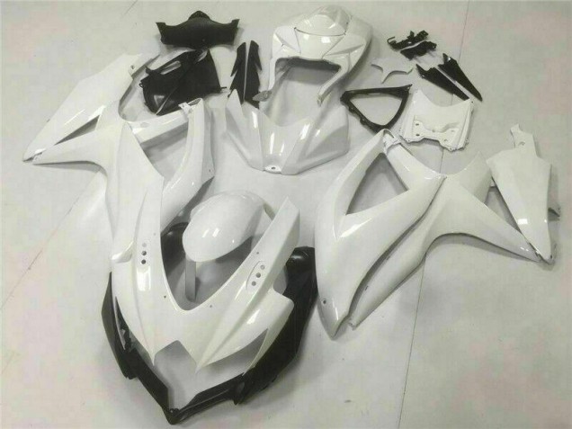 Branco Abs Kits Carenagem GSXR 600 / 750 K8 2008-2010 Branco Abs Kits Carenagem GSXR 600 / 750 K8 2008-2010
