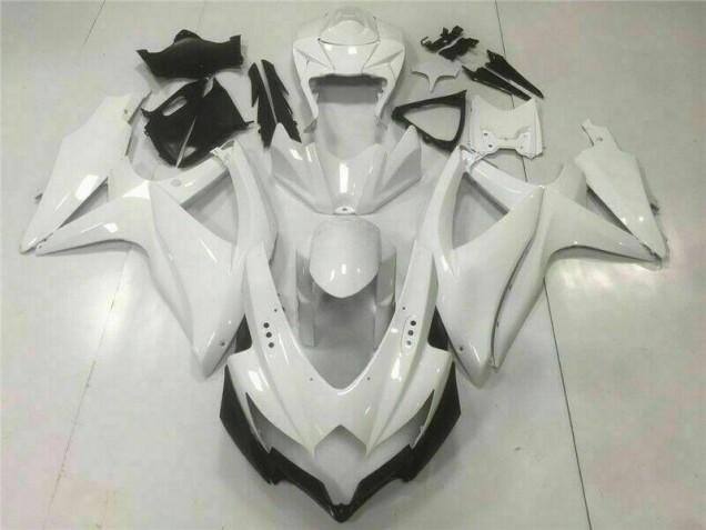 Branco Abs Kits Carenagem GSXR 600 / 750 K8 2008-2010 Branco Abs Kits Carenagem GSXR 600 / 750 K8 2008-2010