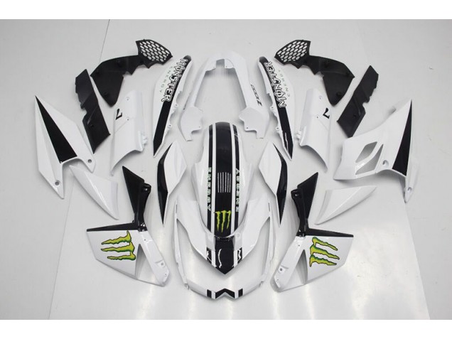 Branco Abs Kits Completos Carenagem Z1000 2007-2009 Branco Abs Kits Completos Carenagem Z1000 2007-2009