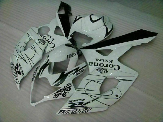 Branco Abs Plástico GSXR 1000 K5 2005-2006