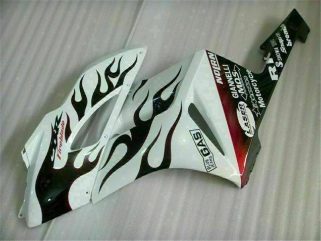 Branco Abs Plásticos CBR 1000RR 2004-2005 Branco Abs Plásticos CBR 1000RR 2004-2005