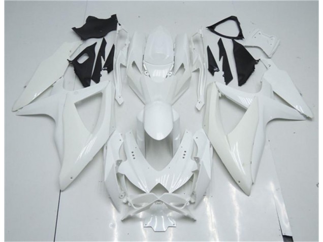 Branco Abs Plásticos GSXR 600 / 750 K8 2008-2010 Branco Abs Plásticos GSXR 600 / 750 K8 2008-2010