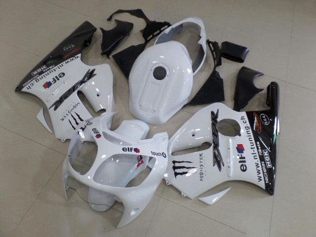 Branco Abs Plásticos ZX12R 2002-2006 Branco Abs Plásticos ZX12R 2002-2006