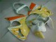 Branco Amarelo Chama Carenagem ZX6R 2000-2002