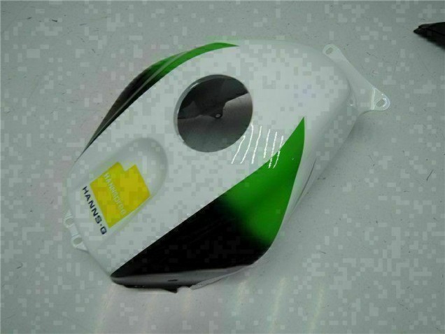 Branco Amarelo Verde 52 Carenagem CBR 600RR 2005-2006 Branco Amarelo Verde 52 Carenagem CBR 600RR 2005-2006